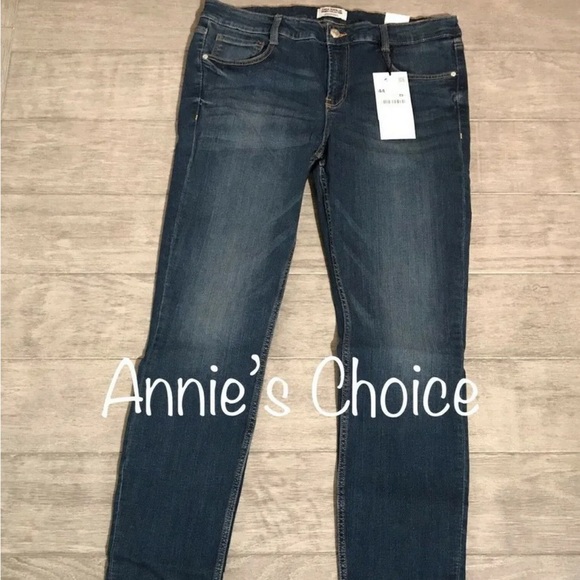 ZARA Skinny Jeans:Navy Blue, US 12, 14/Eur 44, 46 - Picture 9 of 10